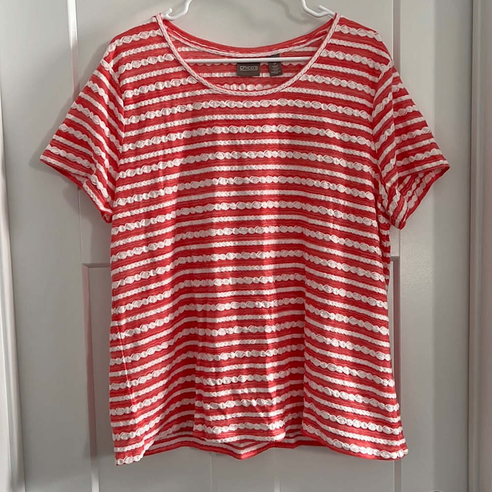 pink and white t shirt